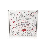 Caixa Cartão Branca 20x20x7cm Dia dos Namorados Love Moments – Norpack