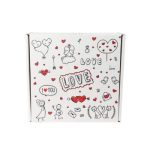 Caixa Cartão Branca 20x20x7cm Dia dos Namorados Love Moments – Norpack - Image 3