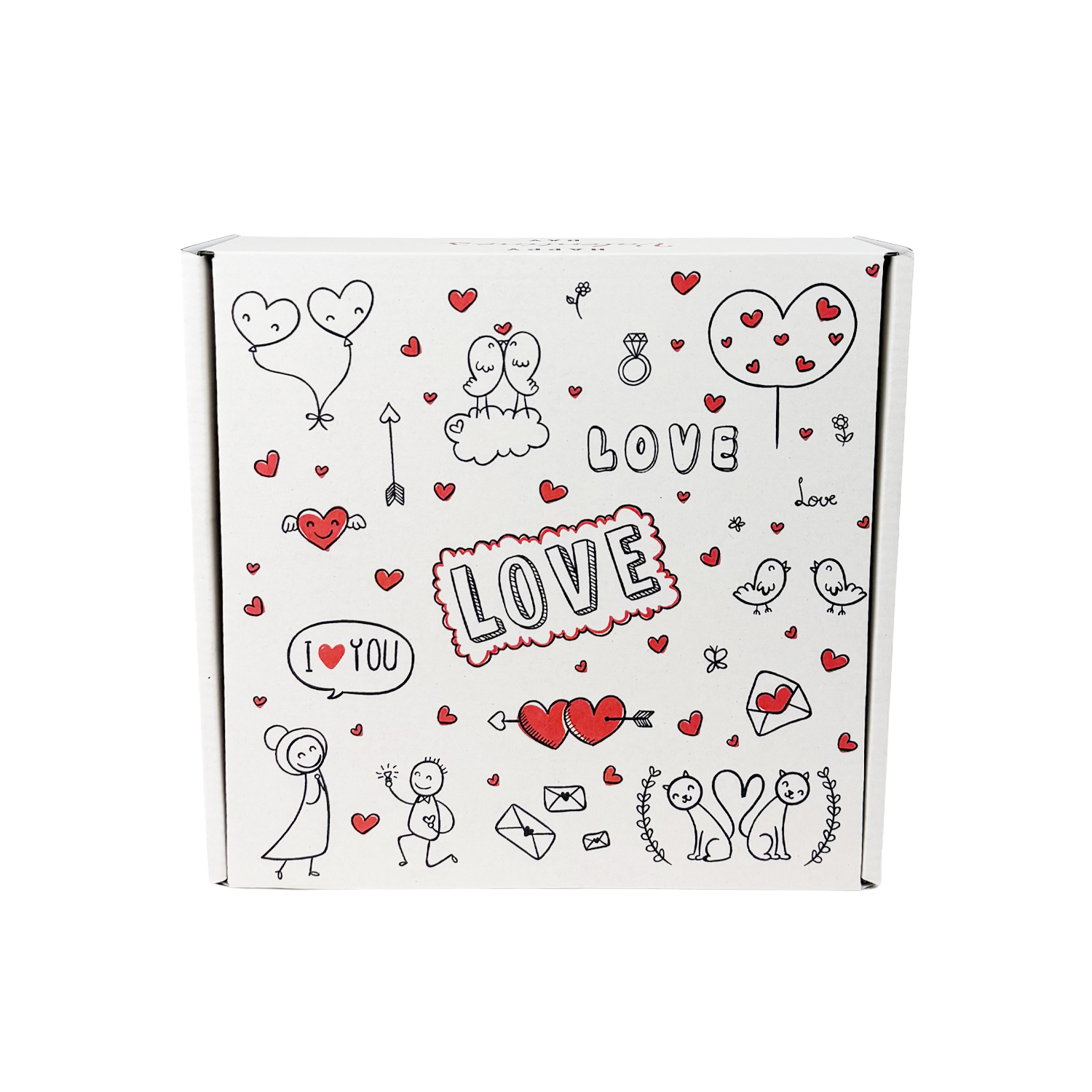Colecao4_1.jpg Caixa Cartão Branca 20x20x7cm Dia dos Namorados Love Moments – Norpack - Image 1