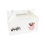 Caixa Cartão Lunch Box Branca 18x12x9cm Dia dos Namorados Cupcake do Amor – Norpack