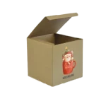Caixa Cubo Branca ou Kraft 10x10x10cm NATAL "Caneca" – Norpack - Image 4