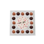 Caixa Cartolina Branca c/ Tampa PVC p/ 1 Bentô Cake + 16 Brigadeiros – Norpack - Image 5
