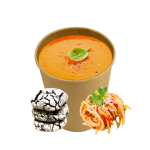 Caixa Cartão p/Alimentar Kraft 960ml c/ Tampa Cartão - Take Away / Sopa Pack 25 unidades – Norpack