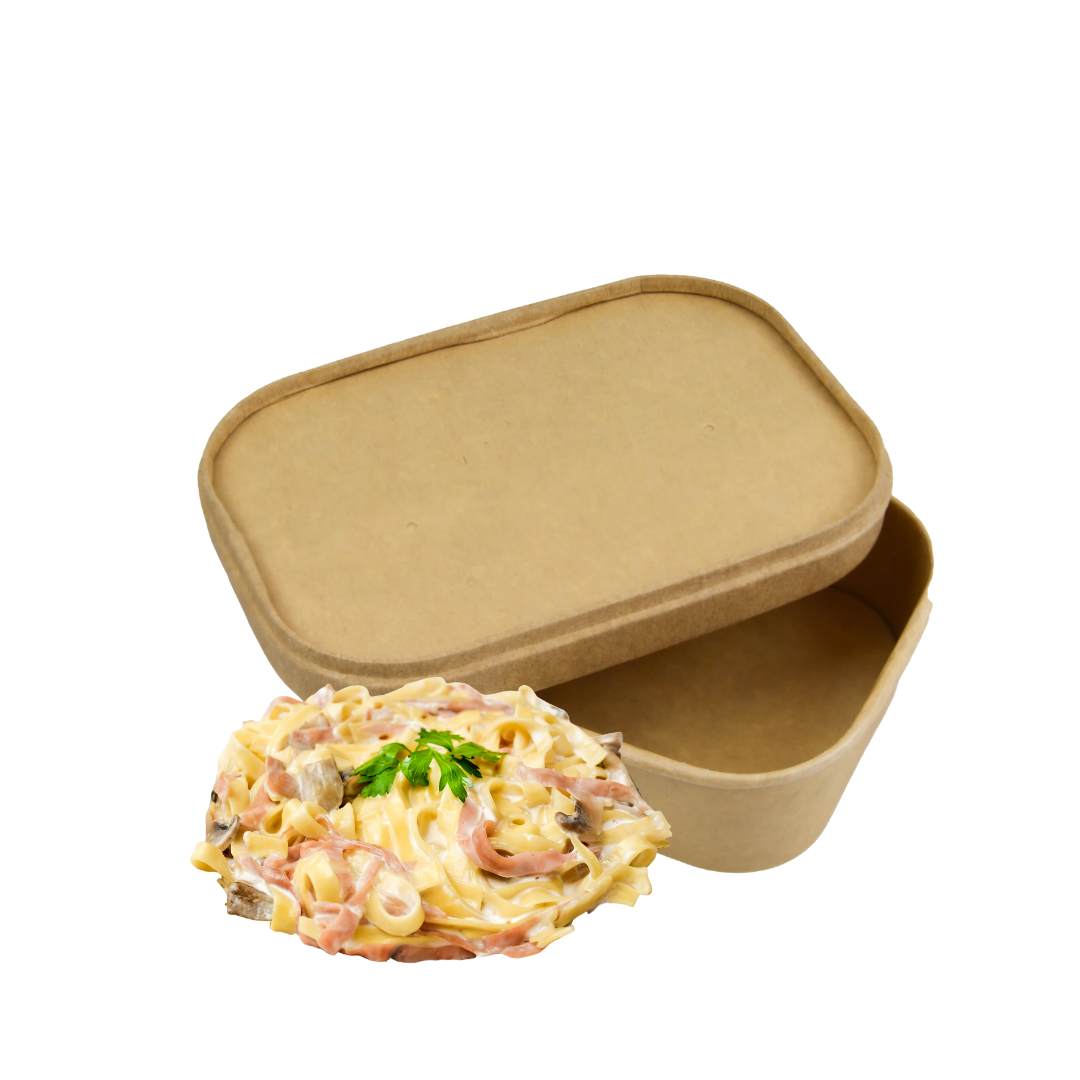 Design-sem-nome-19.png Caixa Cartão Kraft Retangular 500ML / 1000ML c/Tampa - Take Away/Pastelaria/Bolos/Sushi – Norpack - Image 1