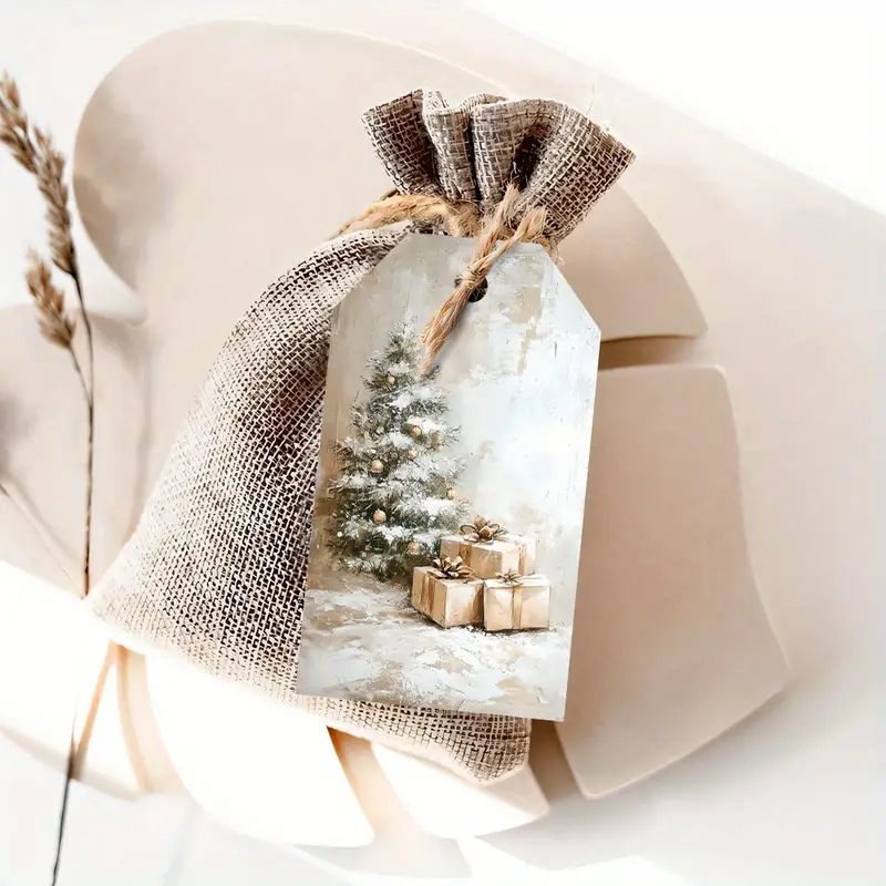 Design-sem-nome-89.png Etiqueta Cartão Natal Pinheiro/ Neve 5x9cm Pack 48 unid. – Norpack - Image 1