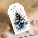 Etiqueta Cartão Natal Árvore 5x9cm Pack 48 unid. – Norpack