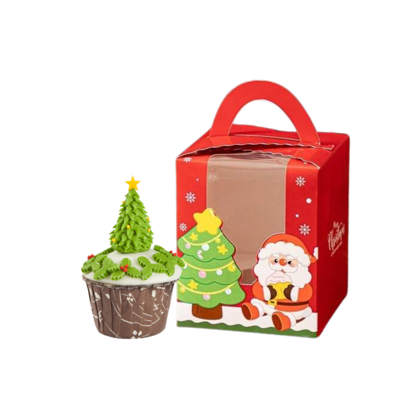 Design-sem-nome-99.png Caixa 1 Cupcake Natal 9x9x11cm Pack 5un. – Norpack - Image 1