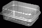 Caixa Plástica Reutilizável Retangular para / Take Away / Pastelaria / Bolos / Marisco – Norpack - Image 2