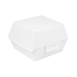 Caixa Cartão Hambúrguer Branco 13x12,5x6cm Pack 50 - Take Away – Norpack - Image 2