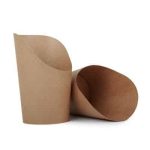Copo Papel Kraft p/Bubble Waffle 270ML 7x10,5x7cm Pack 100 unidades - Take Away / Pastelaria – Norpack - Image 2