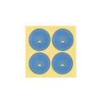 Etiqueta Impressa Papel Branco Meio Brilho Redonda 4,5cm Coleção Verão Azul Pack 24 unidades – Norpack