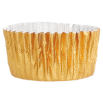 Forma Alumínio Brigadeiro / Pastelaria Dourada 2,9×1,6cm - Pack 1000 – Norpack