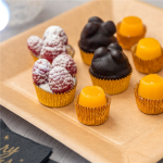 Forma Alumínio Brigadeiro / Pastelaria Dourada 2,9×1,6cm - Pack 1000 – Norpack - Image 2