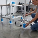 Base/Pé de Proteção em Espuma para Cadeiras, Bancadas, Mesas ou Tubos (65x65x20mm + 23/9x60mm) – Norpack - Image 5