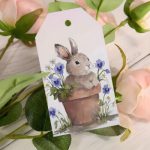 Etiquetas de Presente Páscoa com Coelho Fofo em Pote - Pack 48unid – Norpack - Image 6
