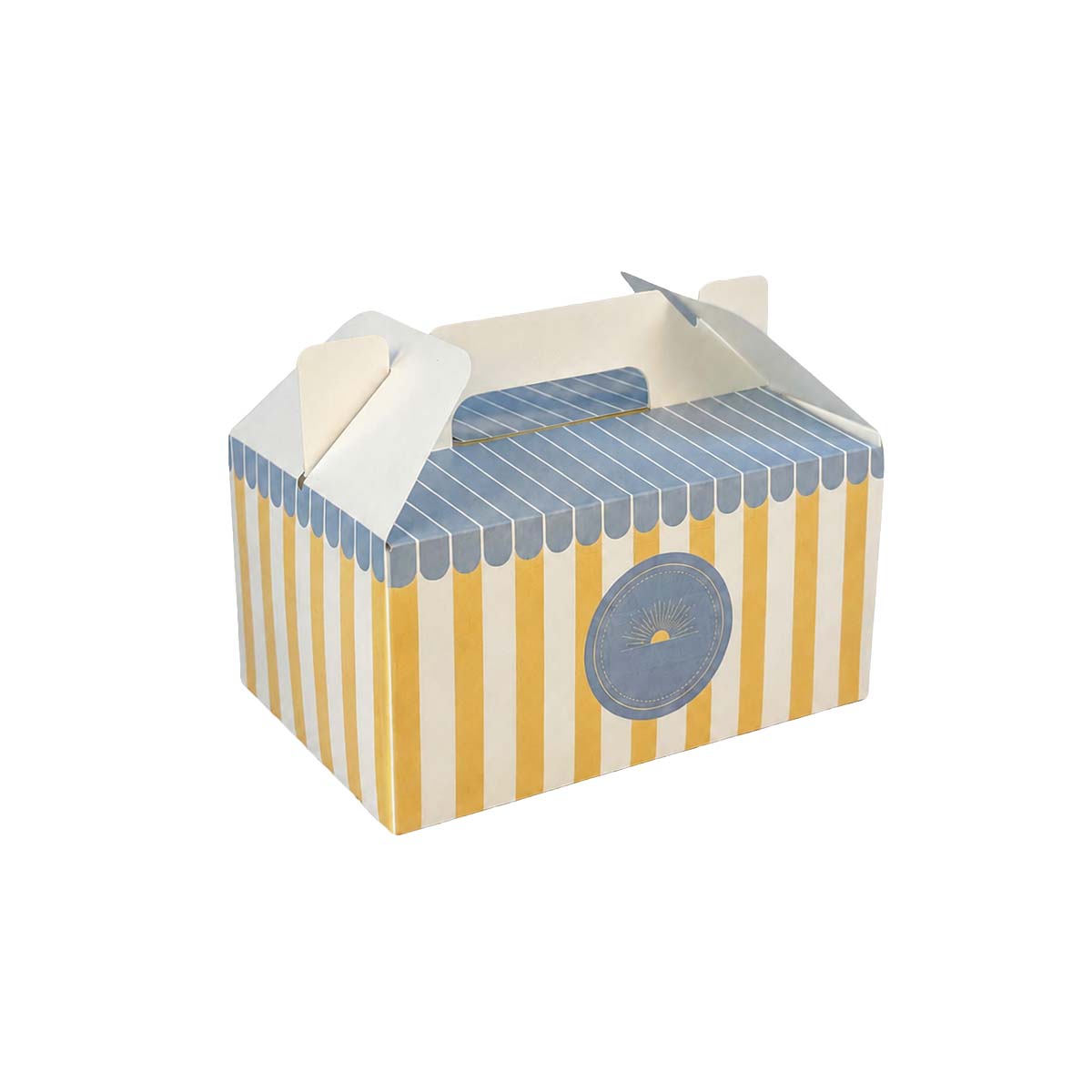 Lunch-box-18x12x9-brancas-380500000001-4.jpg Lunch Box Branca 18x12x9cm Coleção Verão Riscas Azuis e Amarelas – Norpack - Image 1