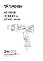 Pistola de Calor 1200W TOPFORZA HG-8601B para uso em Manga / Filme Retrátil – Norpack - Image 9