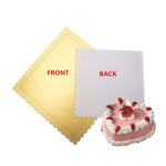 Base / Bandeja para Bolos/Pastelaria Quadrada Ouro 20cmx20cm (2mm) – Norpack - Image 3