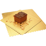 Base / Bandeja para Bolos/Pastelaria Quadrada Ouro 20cmx20cm (2mm) – Norpack - Image 2