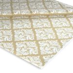 Papel Seda c/impressão Vintage Ouro 62x86cm - Pack 20Fls – Norpack