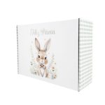 Caixa Cartão Branca 37x27x12cm Páscoa Coelho c/ Laço – Norpack - Image 5