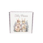 Caixa Cartão Branca 20x20x7cm Páscoa Família Coelhos – Norpack - Image 5