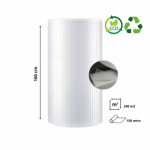 Rolo de Plástico de Bolha de Ar ♻️Reciclado Laminado c/ Espuma Polietileno 1mm 160cmx150mtrs - Ideal para a INDÚSTRIA EM GERAL – Norpack - Image 3