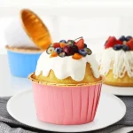 Copo Papel Queques/ Cupcake/Pastelaria Rosa Claro 5x6,5x4cm - Pack 50 – Norpack - Image 5