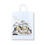 Saco Papel Branco 26x14x32cm “Vila Natal” – Norpack - Image 4