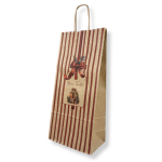 Saco Papel Kraft 2 Garrafas “Presente de Natal” – Norpack