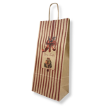 Saco Papel Kraft 2 Garrafas “Presente de Natal” – Norpack - Image 3