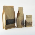 Saco Kraft Stand-Up Box com Janela e Fecho Zip – Fundo Retangular de Alta Estabilidade – Norpack - Image 4