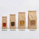 Saco Doypack Papel Kraft c/ Clip e Janela Transparente: Ideal para Especiarias, Café e Pastelaria (Pack 200 un.) – Norpack - Image 7