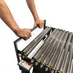 Tapete de Transporte de Rodilhos 500mm x 1.50mt (abertura até os 4.80mtrs) Altura regulável 580mm a 800mm - Industrial para Cargas Médias e Pesadas – Norpack - Image 3