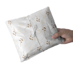 Papel Vegetal Flores Castanhas – Pack 25Fls Ideal para Embrulhos de Encomendas e Ofertas! – Norpack