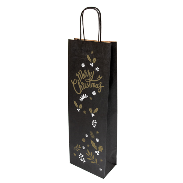 a72c4ec51f54a614ece92a76ec5d8496_3.png Saco Papel Preto 1 Garrafa Natal 14x8x40cm – Norpack - Image 1
