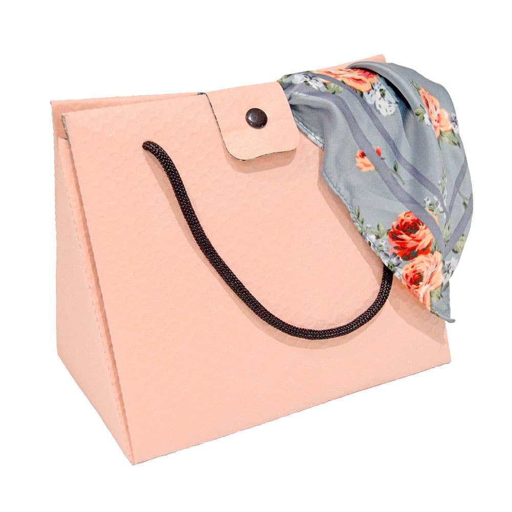 bolsa-rosa_premium_embalsantos-1.jpg Bolsa Bolha Ar Plástico Premium Presente Triangular 21x13x16cm Cor Premium Rosa – Norpack - Image 1