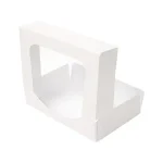 Caixa Branca c/Janela 19,7x12x4,5cm Pack 50 - Take Away/Pastelaria/Bolos/Sushi – Norpack - Image 2