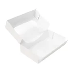 Caixa Branca c/Janela 19,7x12x4,5cm Pack 50 - Take Away/Pastelaria/Bolos/Sushi – Norpack - Image 3