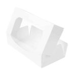 Caixa Branca c/Janela 19,7x9x4,5cm Pack 50 - Take Away/Pastelaria/Bolos/Sushi – Norpack - Image 6