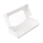 Caixa Branca c/Janela 19,7x9x4,5cm Pack 50 - Take Away/Pastelaria/Bolos/Sushi – Norpack - Image 3