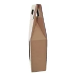 Caixa Cartão Kraft 1 Garrafa c/Janela 9x9x40cm – Norpack - Image 4