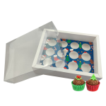 Caixa Cartolina C/ Tampa PVC 12 Brigadeiros Natal – Norpack - Image 2