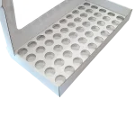 Caixa Cartão Branca 440x220x55mm p/ 50 Brigadeiros c/Janela Quadrada c/Impressão – Norpack - Image 3