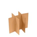Caixa Cartão para 6 Garrafas 26x18x35cm c/Divisórias – Norpack - Image 2