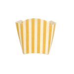 Caixa Cartão Branco para Batata Frita 13x8x13,5cm Coleção Verão Riscas Amarelas – Norpack - Image 3