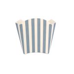 Caixa Cartão Branco para Batata Frita 13x8x13,5cm Coleção Verão Riscas Azuis – Norpack - Image 3