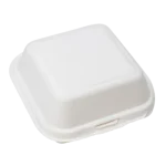 Caixa Bentô Cake / Hambúrguer Cana de Açucar Cor Natural 15x15x8cm Pack 50 - Take Away / Pastelaria – Ecológicos! Descartáveis! Resistentes! – Norpack - Image 10