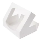 Caixa Branca c/Janela 17,5x12x4,5cm Pack 50 - Take Away/Pastelaria/Bolos/Sushi – Norpack - Image 5