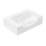 Caixa Branca c/Janela 17,5x12x4,5cm Pack 50 - Take Away/Pastelaria/Bolos/Sushi – Norpack - Image 4